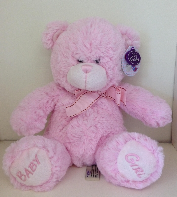 Medium Pink Baby Girl Teddy