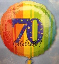 70th Birthday Balloon