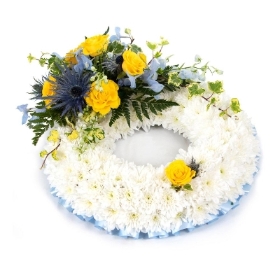 Wreath (Yellow and Blue)